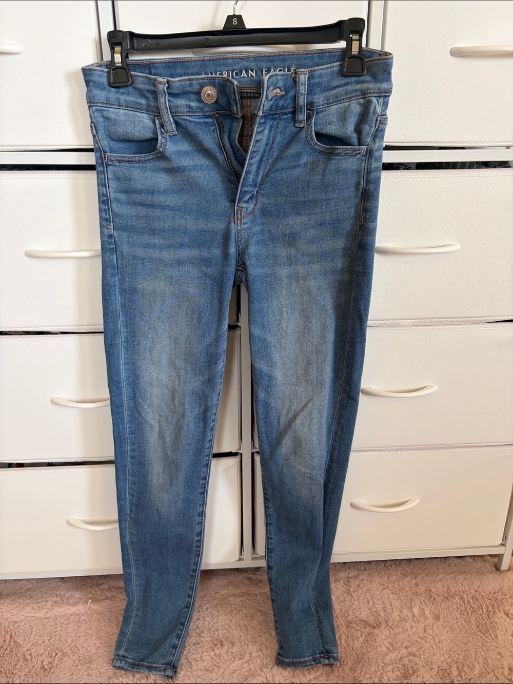 American Eagle Outfitters Women’s Medium Blue Skinny Jeans